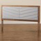 Baxton Studio Iden ModernLight Grey Fabric Upholstered and Walnut Brown Finished Wood Headboard-Queen 192-11540-ZORO - alternate 7